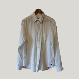 7 FOR ALL MANKIND - Linen blend white shirt - Sz M